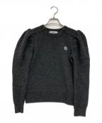 BORDERS at BALCONYボーダーズアットバルコニー）の古着「AIR TWIST WOOL TOP」｜グレー