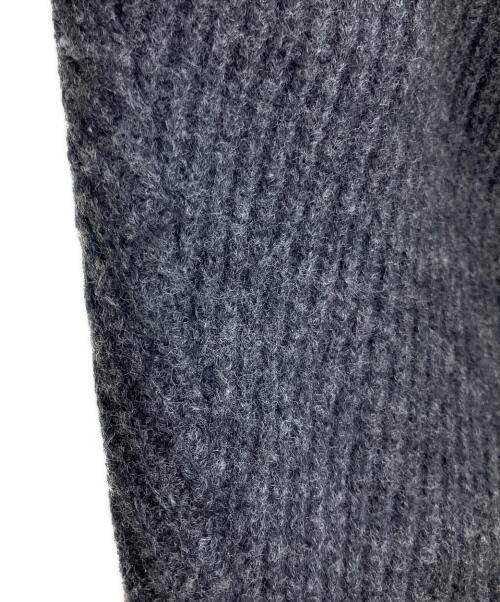 BORDERS at BALCONY（ボーダーズアットバルコニー）BORDERS at BALCONY (ボーダーズアットバルコニー) AIR TWIST WOOL TOP グレー サイズ:36の古着・服飾アイテム