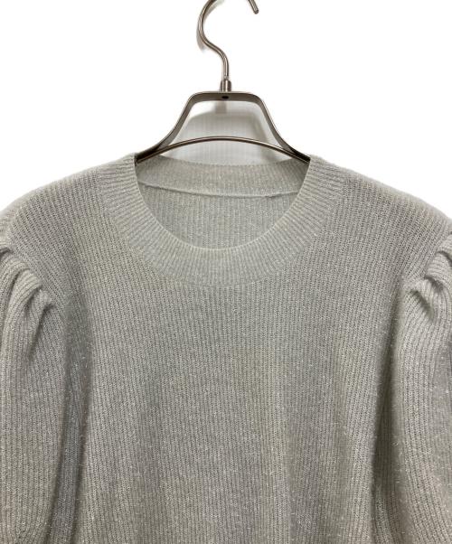 cygne（シーニュ）cygne (シーニュ) ラメニットプルオーバー グレー サイズ:表記無しの古着・服飾アイテム