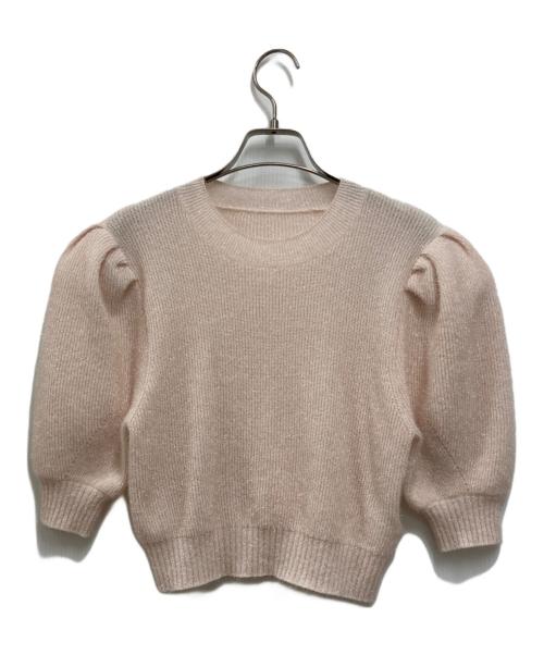 cygne（シーニュ）cygne (シーニュ) ラメニットプルオーバー ピンク サイズ:表記無しの古着・服飾アイテム