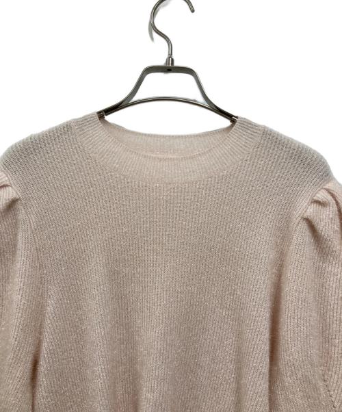 cygne（シーニュ）cygne (シーニュ) ラメニットプルオーバー ピンク サイズ:表記無しの古着・服飾アイテム