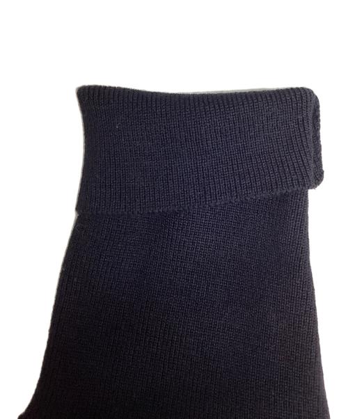 BEARDSLEY（ビアズリー）BEARDSLEY (ビアズリー) ドット切替プルオーバー ブラック サイズ:Freeの古着・服飾アイテム