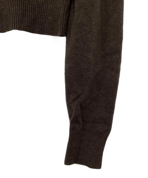 cygne（シーニュ）cygne (シーニュ) ポワンニットプルオーバー Nicole ブラウン サイズ: Freeの古着・服飾アイテム