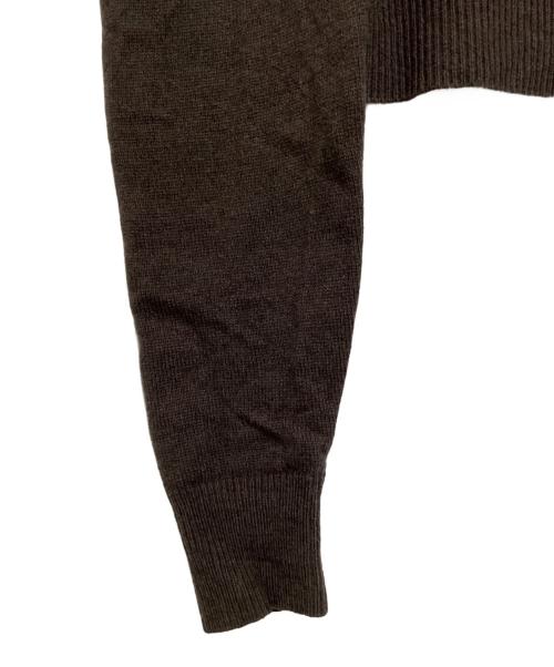 cygne（シーニュ）cygne (シーニュ) ポワンニットプルオーバー Nicole ブラウン サイズ: Freeの古着・服飾アイテム