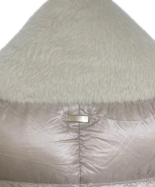 HERNO（ヘルノ）HERNO (ヘルノ) NYLON ULTRALIGHT COAT WITH FAUX FUR ベージュ サイズ:42の古着・服飾アイテム