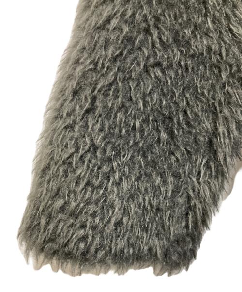 HELMUT LANG（ヘルムートラング）HELMUT LANG (ヘルムートラング) Shaggy Faux Fur Belted Coat グレー サイズ:Sの古着・服飾アイテム