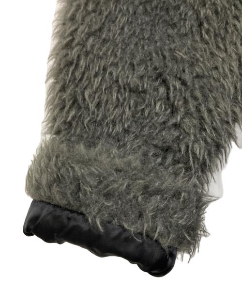 HELMUT LANG（ヘルムートラング）HELMUT LANG (ヘルムートラング) Shaggy Faux Fur Belted Coat グレー サイズ:Sの古着・服飾アイテム