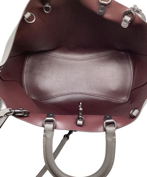 COACH（コーチ）COACH (コーチ) 2WAYトートバッグ グレーの古着・服飾アイテム