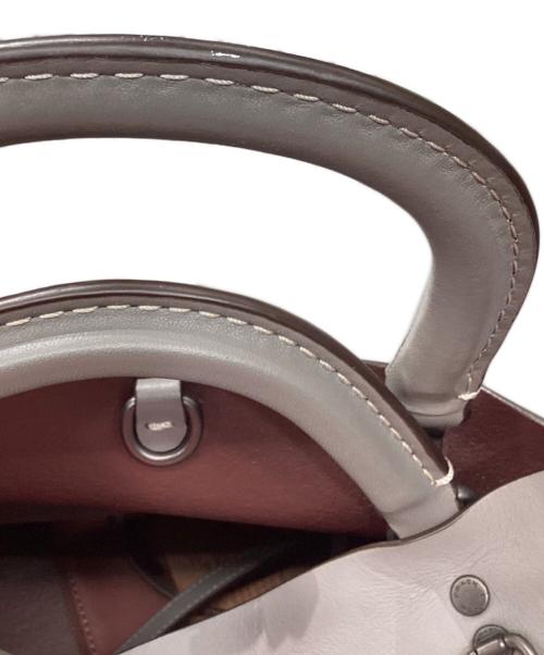 COACH（コーチ）COACH (コーチ) 2WAYトートバッグ グレーの古着・服飾アイテム