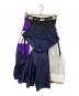 NIKE (ナイキ) sacai (サカイ) 再構築スカート ネイビー×パープル サイズ:S：16000円