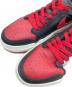 中古・古着 NIKE (ナイキ) WMNS AIR JORDAN 1 レッド×ブラック サイズ:26㎝：4500円