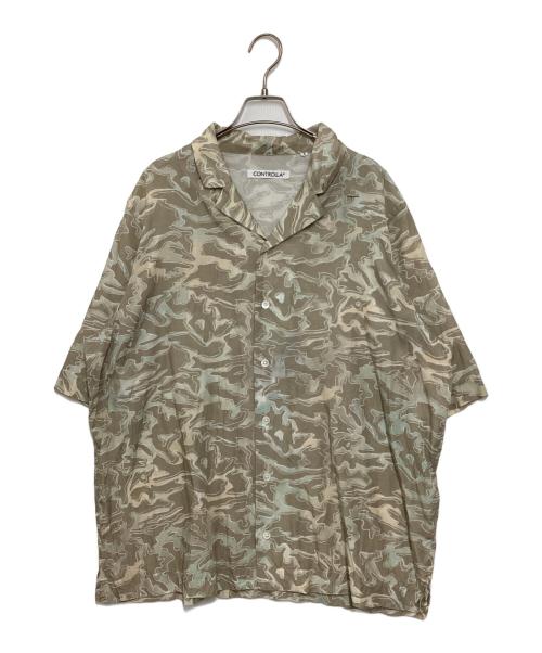 CONTROLLA+（コントローラープラス）CONTROLLA+ (コントローラープラス) 総柄シャツ ベージュ サイズ:4の古着・服飾アイテム
