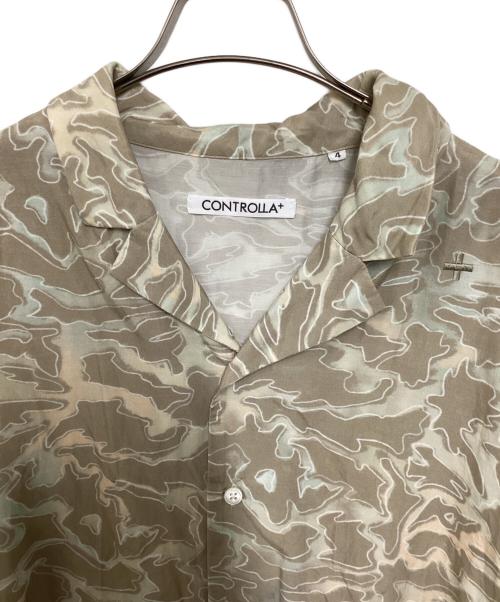 CONTROLLA+（コントローラープラス）CONTROLLA+ (コントローラープラス) 総柄シャツ ベージュ サイズ:4の古着・服飾アイテム