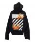 OFFWHITE (オフホワイト) プルオーバーパーカー ブラック サイズ:S：11000円
