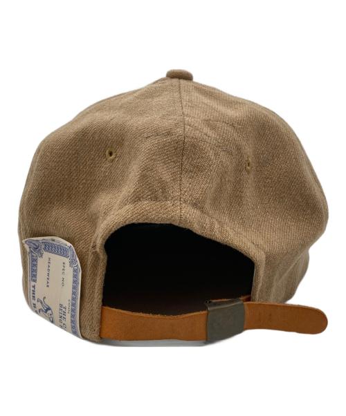 THE H.W.DOG CO（ザエイチダブリュードッグアンドコー）THE H.W.DOG CO (ザエイチダブリュードッグアンドコー) ロゴキャップ キャメルの古着・服飾アイテム