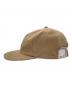 THE H.W.DOG CO (ザエイチダブリュードッグアンドコー) ロゴキャップ キャメル：6000円