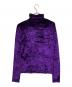 JOHN LAWRENCE SULLIVAN (ジョン ローレンス サリバン) VELVET TURTLE NECK TOP パープル サイズ:M：8000円