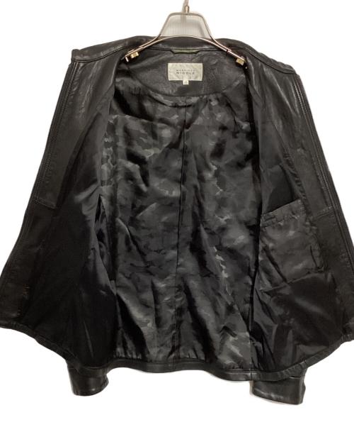 MONSIEUR NICOLE（ムッシュニコル）MONSIEUR NICOLE (ムッシュニコル) レザージャケット ブラック サイズ:46の古着・服飾アイテム