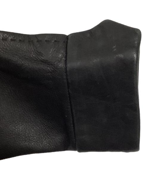 MONSIEUR NICOLE（ムッシュニコル）MONSIEUR NICOLE (ムッシュニコル) レザージャケット ブラック サイズ:46の古着・服飾アイテム