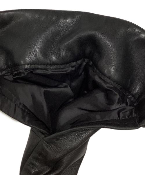 MONSIEUR NICOLE（ムッシュニコル）MONSIEUR NICOLE (ムッシュニコル) レザージャケット ブラック サイズ:46の古着・服飾アイテム