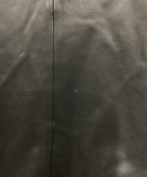 MONSIEUR NICOLE（ムッシュニコル）MONSIEUR NICOLE (ムッシュニコル) レザージャケット ブラック サイズ:46の古着・服飾アイテム