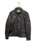 MONSIEUR NICOLE（ムッシュニコル）の古着「レザージャケット」｜ブラック