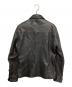 MONSIEUR NICOLE (ムッシュニコル) レザージャケット ブラック サイズ:46：6000円