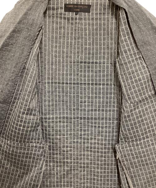 COMME des GARCONS HOMME（コムデギャルソン オム）COMME des GARCONS HOMME (コムデギャルソン オム) 3Bドットテーラードジャケット グレー サイズ:Lの古着・服飾アイテム