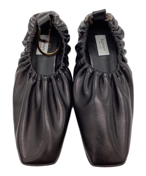 PELLICO SUNNY（ペリーコサニー）PELLICO SUNNY (ペリーコサニー) バレエシューズ ブラック サイズ:37の古着・服飾アイテム