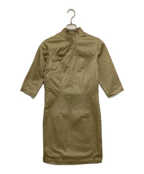 ROBE DE CHAMBRE COMME DES GARCONS（ローブドシャンブル コムデギャルソン）ROBE DE CHAMBRE COMME DES GARCONS (ローブドシャンブル コムデギャルソン) ワンピース ベージュ サイズ:Mの古着・服飾アイテム
