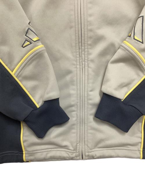 adidas（アディダス）adidas (アディダス) 90S'トラックジャケット グレー×ベージュ サイズ:Mの古着・服飾アイテム