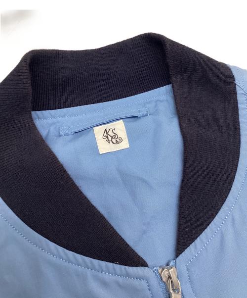 KAPTAIN SUNSHINE（キャプテンサンシャイン）KAPTAIN SUNSHINE (キャプテンサンシャイン) ジップブルゾン ブルー サイズ:40の古着・服飾アイテム