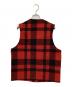 FILSON GARMENT (フィルソン ガーメント) マッキーノウールベスト/バッファローチェックジレ レッド×ブラック サイズ:38：10000円