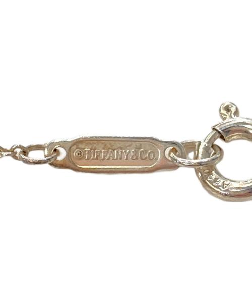 TIFFANY & Co.（ティファニー）Tiffany & Co. (ティファニー) リターントゥティファニーダブルハートネックレス シルバー×ブルーの古着・服飾アイテム