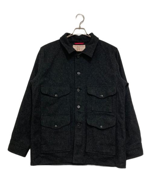 FILSON GARMENT（フィルソン ガーメント）FILSON GARMENT (フィルソン ガーメント) Wool Mackinaw Cruiser Jacket ブラック サイズ:Mの古着・服飾アイテム
