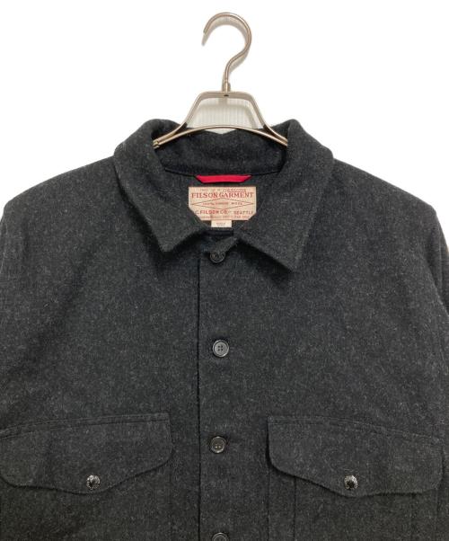 FILSON GARMENT（フィルソン ガーメント）FILSON GARMENT (フィルソン ガーメント) Wool Mackinaw Cruiser Jacket ブラック サイズ:Mの古着・服飾アイテム