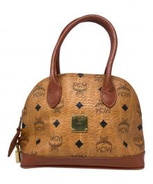 MCM（エムシーエム）の古着「ヴィセトス柄ハンドバッグ」｜ブラウン