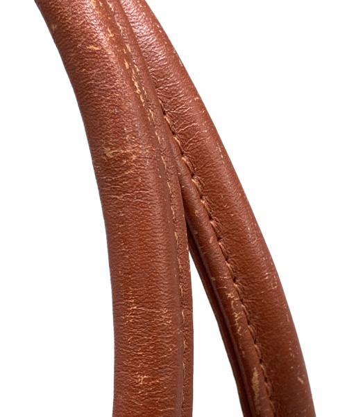 MCM（エムシーエム）MCM (エムシーエム) ヴィセトス柄ハンドバッグ ブラウンの古着・服飾アイテム