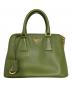 PRADA（プラダ）の古着「SAFFIANO LUX 2WAYバッグ」｜グリーン