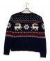 POLO RALPH LAUREN (ポロ・ラルフローレン) カシミヤ混ノルディックセーター ネイビー サイズ:Ｍ：9000円
