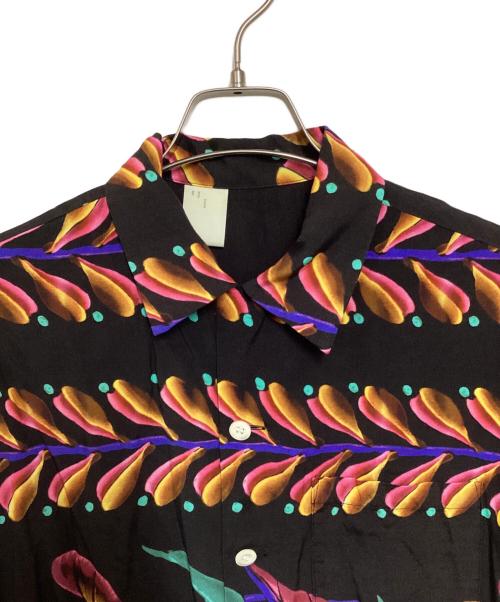 N.HOOLYWOOD（エヌ ハリウッド）N.HOOLYWOOD (エヌ ハリウッド) Hawaiian Shirt ブラック サイズ:36の古着・服飾アイテム