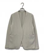 SOEJUソージュ）の古着「ノーカラージャケット」｜グレー