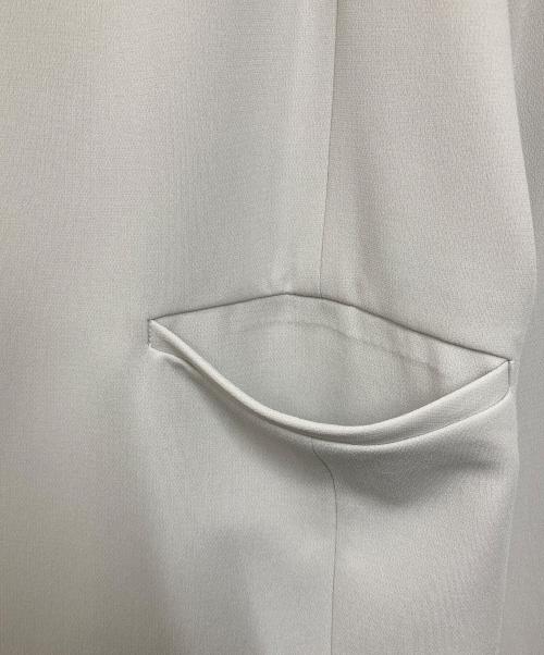 SOEJU（ソージュ）SOEJU (ソージュ) ノーカラージャケット グレー サイズ:Lの古着・服飾アイテム