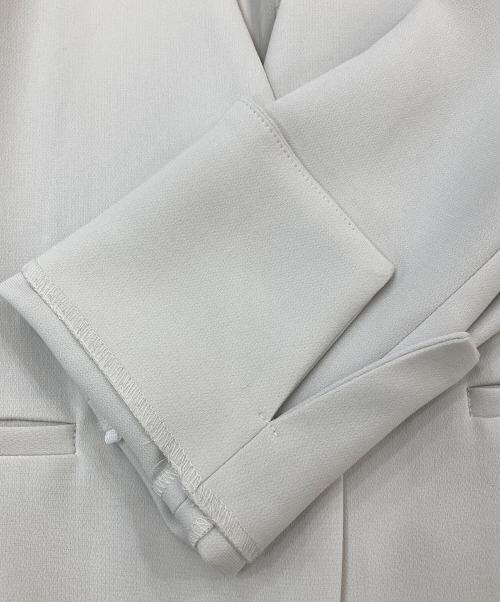 SOEJU（ソージュ）SOEJU (ソージュ) ノーカラージャケット グレー サイズ:Lの古着・服飾アイテム