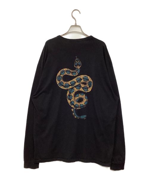 COOTIE PRODUCTIONS（クーティープロダクツ）COOTIE PRODUCTIONS (クーティープロダクツ) ロングスリーブカットソー ブラック サイズ:XLの古着・服飾アイテム