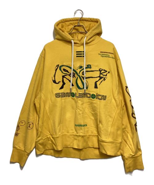 NAMESAKE（ネイムセイク）NAMESAKE (ネイムセイク) プルオーバーパーカー イエロー サイズ:Mの古着・服飾アイテム