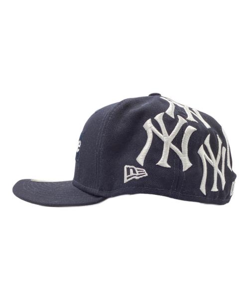 New Era（ニューエラ）New Era (ニューエラ) SUPREME (シュプリーム) New York Yankees Box Logo ネイビーの古着・服飾アイテム