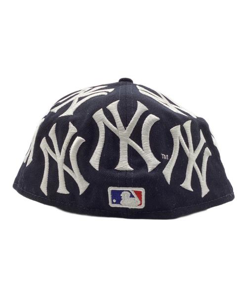 New Era（ニューエラ）New Era (ニューエラ) SUPREME (シュプリーム) New York Yankees Box Logo ネイビーの古着・服飾アイテム