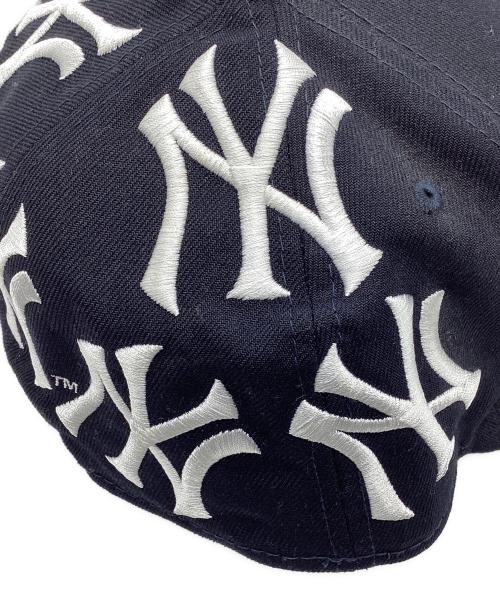 New Era（ニューエラ）New Era (ニューエラ) SUPREME (シュプリーム) New York Yankees Box Logo ネイビーの古着・服飾アイテム
