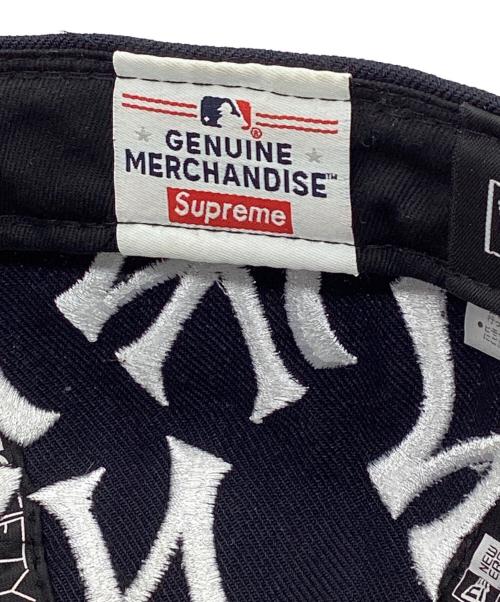 New Era（ニューエラ）New Era (ニューエラ) SUPREME (シュプリーム) New York Yankees Box Logo ネイビーの古着・服飾アイテム